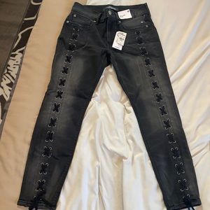 Express mid rise jeans